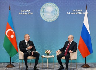 Astanada Prezident İlham Əliyevin Rusiya Prezidenti Vladimir Putin ilə görüşü keçirilir