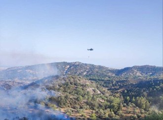 KKTC-də baş verən yanğın hərbi PUA və helikopterin dəstəyi ilə söndürülüb