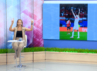 Azərbaycanlı aparıcıdan Merih Dəmirala dəstək: Efirdə "bozqurd" işarəsi göstərib