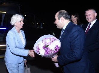 Latviya Parlamentinin sədri Azərbaycana rəsmi səfərə gəlib