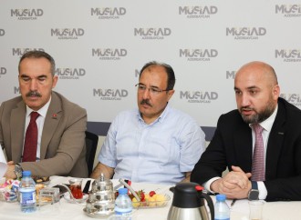 MÜSİAD Ankara heyəti MÜSİAD Azərbaycan dərnəyini ziyarət edib