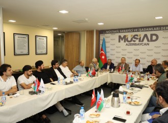 MÜSİAD Ankara heyəti MÜSİAD Azərbaycan dərnəyini ziyarət edib