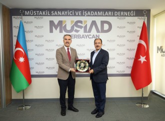 MÜSİAD Ankara heyəti MÜSİAD Azərbaycan dərnəyini ziyarət edib