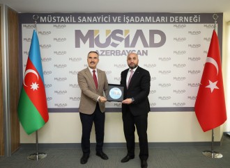 MÜSİAD Ankara heyəti MÜSİAD Azərbaycan dərnəyini ziyarət edib