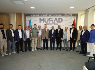 MÜSİAD Ankara heyəti MÜSİAD Azərbaycan dərnəyini ziyarət edib