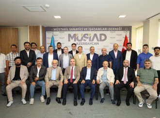 MÜSİAD Ankara heyəti MÜSİAD Azərbaycan dərnəyini ziyarət edib