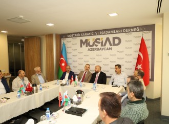 MÜSİAD Ankara heyəti MÜSİAD Azərbaycan dərnəyini ziyarət edib