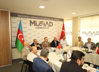 MÜSİAD Ankara heyəti MÜSİAD Azərbaycan dərnəyini ziyarət edib