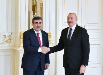 Prezident İlham Əliyev Türkiyənin vitse-prezidenti Cevdet Yılmazı qəbul edib