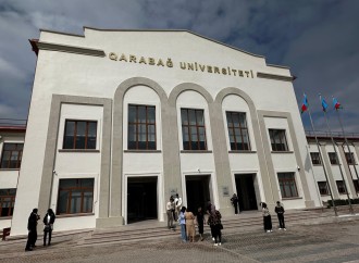 Qarabağ Universiteti və yataqxanasından görüntülər