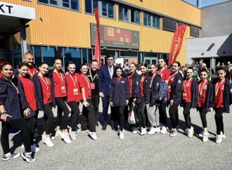 Fərid Qayıbov Avropa Gimnastikasının tədbirində çıxış edib