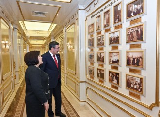 Sahibə Qafarova Cevdet Yılmazla görüşüb