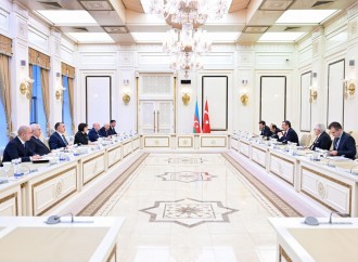 Sahibə Qafarova Cevdet Yılmazla görüşüb