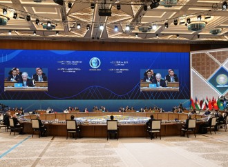 Prezident İlham Əliyev Astanada “ŞƏT plus” formatında keçirilən görüşdə iştirak edib