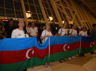 Olimpiya Oyunlarında çıxış edən Azərbaycan millisi Vətənə qayıdıb