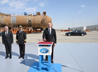 Prezident İlham Əliyev “Zəngilan” tankerinin istismara verilməsi mərasimində iştirak edib